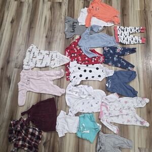 Carter's Colorful Kids Bodysuits Collection 18pc Bundle